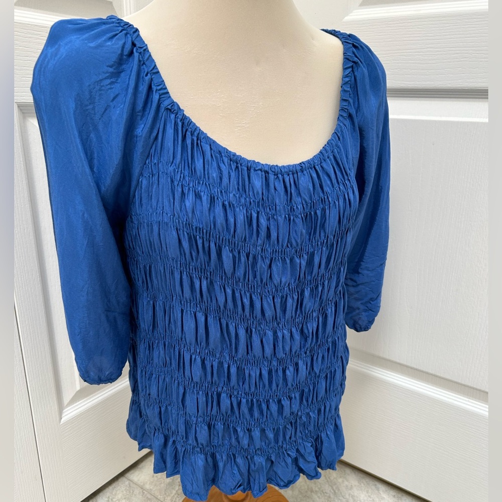 Chic CRALmas SS Blouse in Royal Blue from Cream